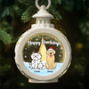 The Bond With A Pet Is A Special Kind Of Love - Dog & Cat Personalized Custom Candlelight Lantern Ornament - Christmas Gift For Pet Owners, Pet Lovers