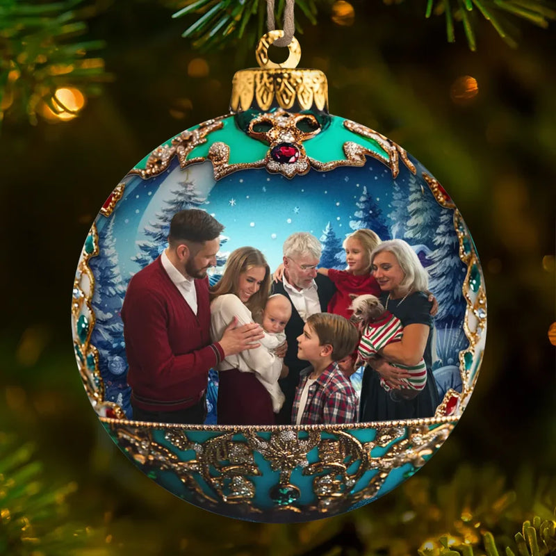 Custom Photo Family Makes Christmas Special - Family Personalized Custom Ornament - Wood Custom Shaped - Christmas Gift For Family Members
