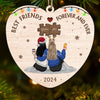 You Are An Indispensable Piece Of My Life - Bestie Personalized Custom Ornament - Wood Custom Shaped - Christmas Gift For Best Friends, BFF, Sisters
