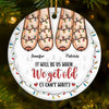 Friendship Is The Only Cement That Will Ever Hold The World Together - Bestie Personalized Custom 3D Inflated Effect Printed Ornament - Ceramic Round Shaped - Christmas Gift For Best Friends, BFF, Sisters