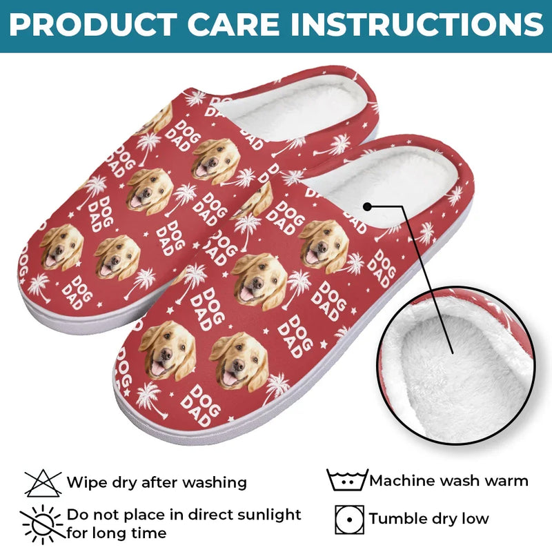 Custom Photo Every Wag Is A Little Burst Of Joy In My Day - Dog & Cat Personalized Custom Fluffy Slippers - Christmas Gift For Pet Owners, Pet Lovers