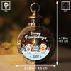 Happy Pawlidays - Dog & Cat Personalized Custom Candlelight Lantern Ornament - Christmas Gift For Pet Owners, Pet Lovers