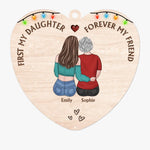 Custom Name Daughter Christmas Gifts for Mom - Personalized Ornament