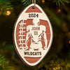 Rucking And Rolling On The Rugby Field - Personalized Custom Ornament - Wood Custom Shaped - Christmas Gift For Sport Lovers, Sport Players