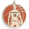 Play With Heart - Personalized Custom Ornament - Wood Custom Shaped - Christmas Gift For Sport Lovers, Sport Players