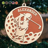 No Limits, No Excuses - Personalized Custom Ornament - Wood Custom Shaped - Christmas Gift For Sport Lovers, Sport Players