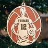 Pour Your Heart Into Every Volleyball Serve And Spike - Personalized Custom Ornament - Wood Custom Shaped - Christmas Gift For Sport Lovers, Sport Players