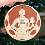 Never Say Never - Personalized Custom Ornament - Wood Custom Shaped - Christmas Gift For Sport Lovers, Sport Players