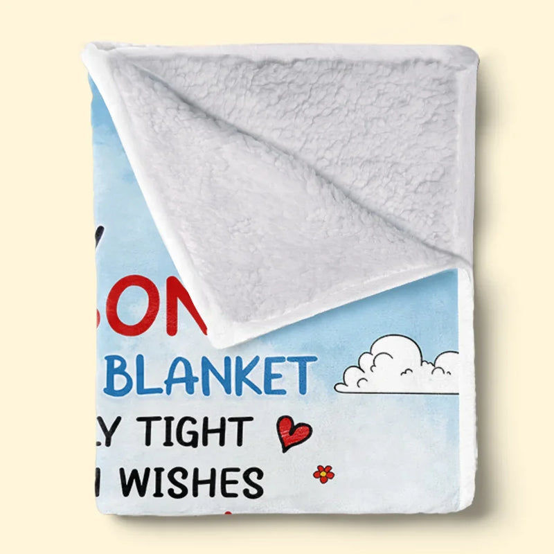You'll Feel My Love Within It - Family Personalized Custom Blanket - Christmas Gift For Grandma, Grandkid
