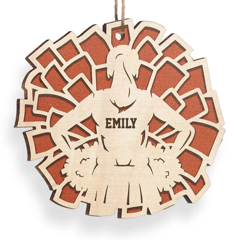 Bring Your Heart To The Field And Just Play - Personalized Custom Ornament - Wood Custom Shaped - Christmas Gift For Sport Lovers, Sport Players