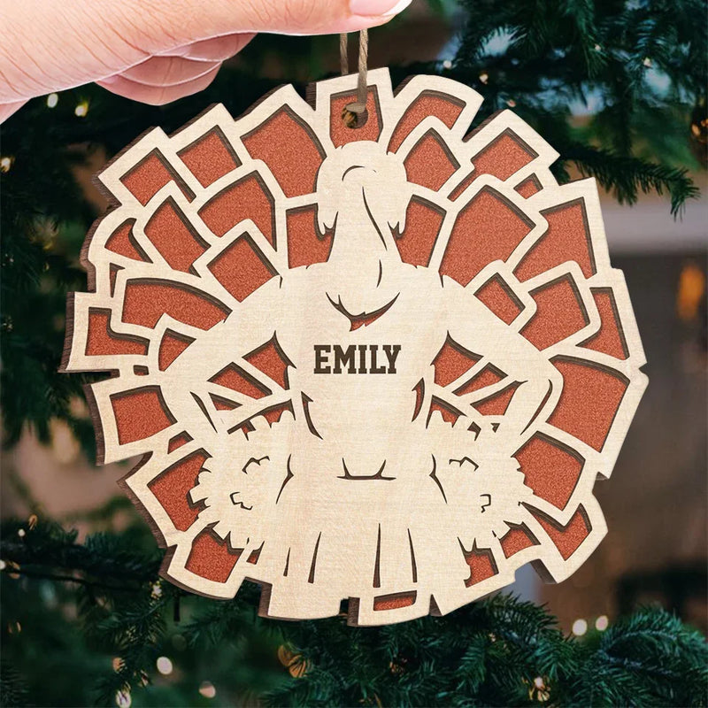 Bring Your Heart To The Field And Just Play - Personalized Custom Ornament - Wood Custom Shaped - Christmas Gift For Sport Lovers, Sport Players