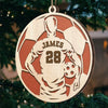 Playing With Heart Is What Sets You Apart - Personalized Custom Ornament - Wood Custom Shaped - Christmas Gift For Sport Lovers, Sport Players