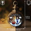 You Live On In Our Memories And Our Hearts - Memorial Personalized Custom Candlelight Lantern Ornament - Sympathy Gift, Christmas Gift For Family Members