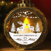 Our First Christmas Lights The Way For All The Joy To Come - Couple Personalized Custom Candlelight Lantern Ornament - Christmas Gift For Husband Wife, Anniversary, First Christmas