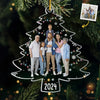 Custom Photo Side By Side, We Create Our Family Story - Family Personalized Custom Ornament - Acrylic Custom Shaped - Christmas Gift For Family Members