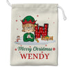 Merry Christmas - Personalized Custom Christmas Favor Bag - Christmas Gift For Kid
