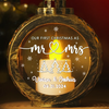 Our First Christmas Is The Sweetest Gift Of All - Couple Personalized Custom Candlelight Lantern Ornament - Christmas Gift For Husband Wife, Anniversary, First Christmas