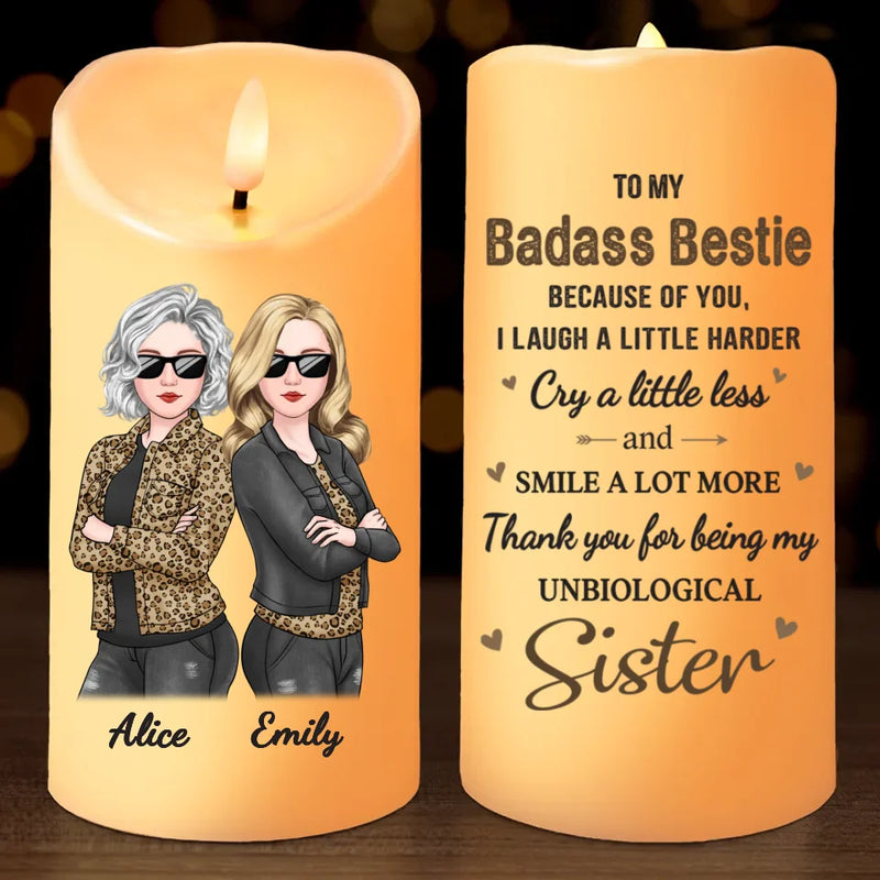 You Makes Our Friendship So Special - Bestie Personalized Custom LED Candle - Christmas Gift For Best Friends, BFF, Sisters