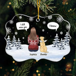 Custom Name Christmas Memorial Gifts for Pet Lovers - Personalized Ornament