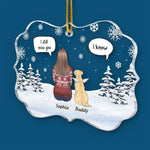 Custom Name Christmas Memorial Gifts for Pet Lovers - Personalized Ornament