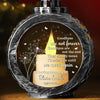 Goodbyes Are Not Forever, We Will Meet Again - Memorial Personalized Custom Candlelight Lantern Ornament - Sympathy Gift, Christmas Gift For Family Members