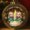 Besties Make Life Sparkle - Bestie Personalized Custom Candlelight Lantern Ornament - Christmas Gift For Best Friends, BFF, Sisters