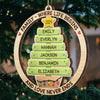 The Family Is One Of Nature's Masterpieces - Family Personalized Custom Ornament - Wood Custom Shaped - Christmas Gift For Family Members