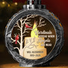 Cardinals Appear When Angels Are Near - Memorial Personalized Custom Candlelight Lantern Ornament - Sympathy Gift, Christmas Gift For Family Members