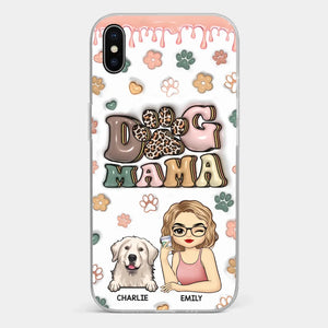 Life's Too Short, Hug Your Dog - Dog Personalized Custom 3D Inflated Effect Printed Clear Phone Case - Gift For Pet Owners, Pet Lovers