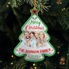Custom Photo Family Is Where Life Begins - Family Personalized Custom 3D Inflated Effect Printed Ornament - Acrylic Custom Shaped - Christmas Gift For Family Members