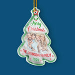 Custom Photo Family Is Where Life Begins - Family Personalized Custom 3D Inflated Effect Printed Ornament - Acrylic Custom Shaped - Christmas Gift For Family Members
