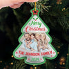 Custom Photo Family Is Where Life Begins - Family Personalized Custom 3D Inflated Effect Printed Ornament - Acrylic Custom Shaped - Christmas Gift For Family Members