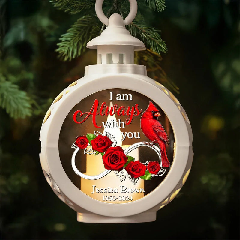 Your Love Surrounds Us - Memorial Personalized Custom Candlelight Lantern Ornament - Sympathy Gift, Christmas Gift For Family Members