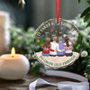We Are Rich In Friends - Bestie Personalized Custom Circle Glass Ornament - Christmas Gift For Best Friends, BFF, Sisters