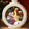 With You, Every Holiday Feels Special And Bright - Couple Candlelight Lantern Ornament - Christmas Gift For Husband Wife, Anniversary