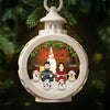 You & Me And The Fur Babies - Couple Personalized Custom Candlelight Lantern Ornament - Christmas Gift For Husband Wife, Anniversary, Pet Owners, Pet Lovers