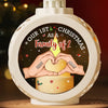 Our First Christmas Is The Sweetest Gift Of All - Family Personalized Custom Candlelight Lantern Ornament - Christmas Gift For Family Members, First Christmas