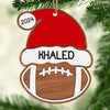 Champions Keep Playing Until They Get It Right - Personalized Custom Ornament - Wood Custom Shaped - Christmas Gift For Sport Lovers, Sport Players