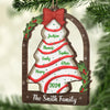 Every Christmas Tree Is A Treasure Trove Of Memories - Family Personalized Custom Ornament - Wood Custom Shaped - Christmas Gift For Family Members