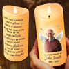 Custom Photo Your Memory Is The Light That Guards Our Hearts And Souls - Memorial Personalized Custom LED Candle - Sympathy Gift, Christmas Gift For Family Members
