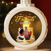 Besties Bring Out The Best Light In Us - Bestie Personalized Custom Candlelight Lantern Ornament - Christmas Gift For Best Friends, BFF, Sisters