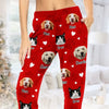 Custom Photo Pawsitively Festive And Full Of Cheer - Dog & Cat Personalized Custom Pajama Pants - Christmas Gift For Pet Owners, Pet Lovers