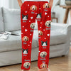 Custom Photo Pawsitively Festive And Full Of Cheer - Dog & Cat Personalized Custom Pajama Pants - Christmas Gift For Pet Owners, Pet Lovers