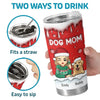 Furry And Festive - Dog & Cat Personalized Custom 3D Inflated Effect Printed Tumbler - Christmas Gift For Pet Owners, Pet Lovers