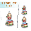 Each Book Has A Piece Of Our Spirit - Personalized Custom Ornament - Acrylic Custom Shaped - Christmas Gift For Book Lovers