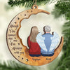 Our Hearts Will Hold You Close - Memorial Personalized Custom Ornament - Wood Custom Shaped - Sympathy Gift, Christmas Gift For Family Members