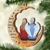 Our Hearts Will Hold You Close - Memorial Personalized Custom Ornament - Wood Custom Shaped - Sympathy Gift, Christmas Gift For Family Members