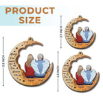Our Hearts Will Hold You Close - Memorial Personalized Custom Ornament - Wood Custom Shaped - Sympathy Gift, Christmas Gift For Family Members
