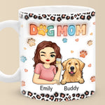 Paws And Joy Make Christmas Bright - Dog & Cat Personalized Custom 3D Inflated Effect Printed Mug - Christmas Gift For Pet Owners, Pet Lovers