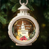 Merry And Married Our First Christmas As Mr And Mrs - Couple Candlelight Lantern Ornament - Christmas Gift For Husband Wife, Anniversary, First Christmas